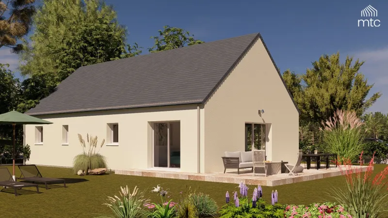 Flecheau-2ch80, modèle de maison Maisons MTC