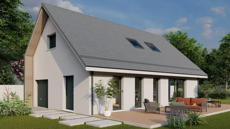 Guihal Chauvin - 3ch112, modèle de maison Maisons MTC