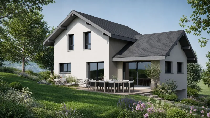 Maison neuve à Groisy