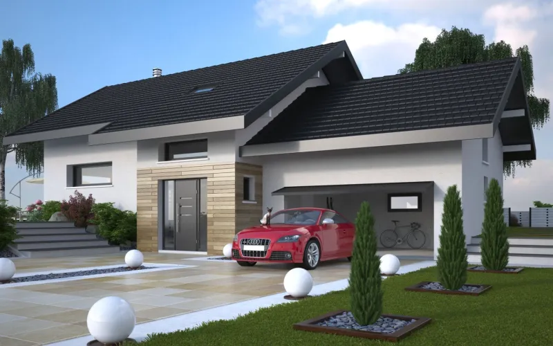 Maison neuve à Pers-Jussy
