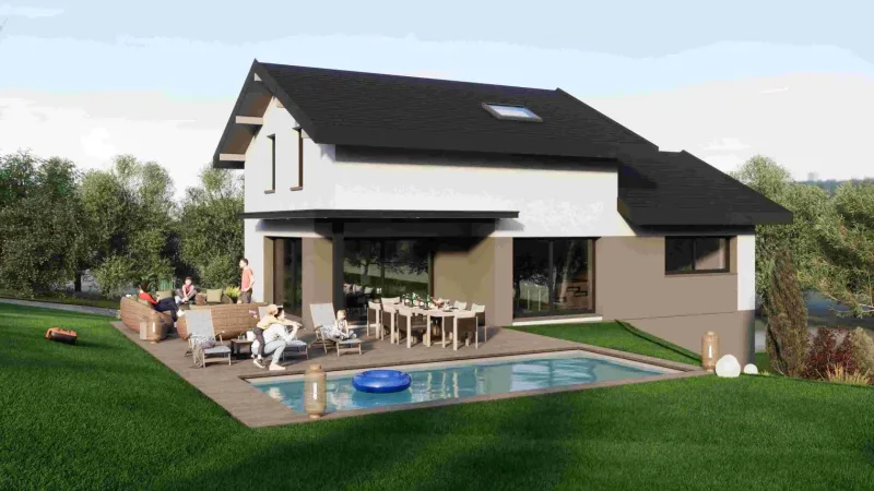 Maison neuve à Saint-Martin-Bellevue