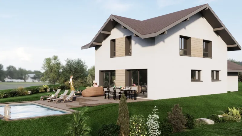Maison neuve à Dingy-en-Vuache