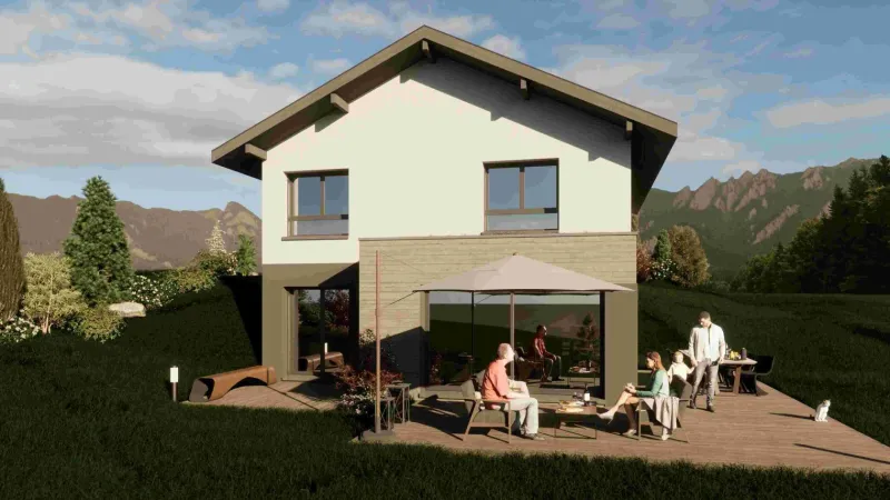 Maison neuve à Pugny-Chatenod
