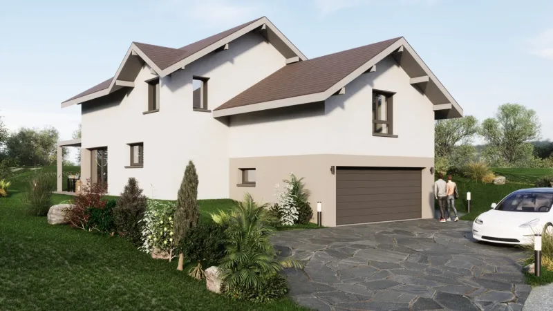 Maison neuve à Présilly