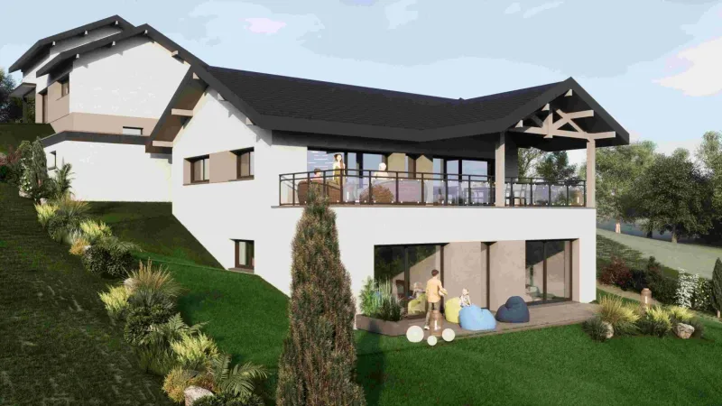 Maison neuve à Saint-Martin-Bellevue