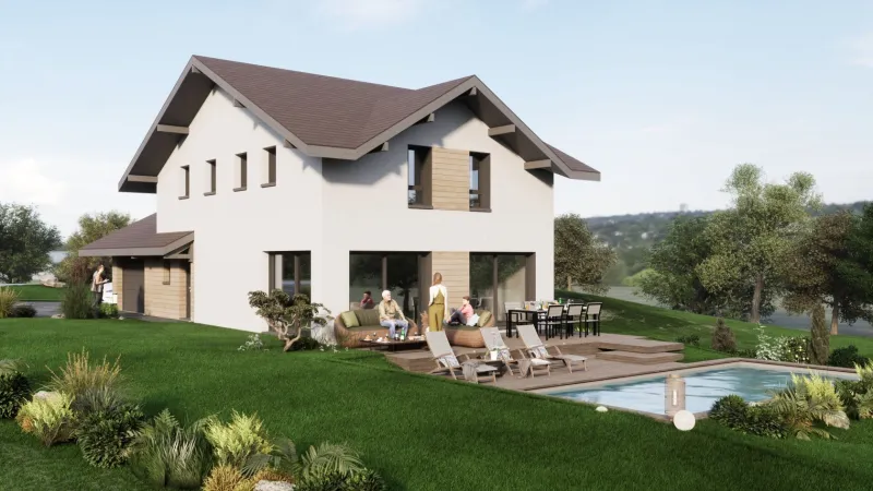 Maison neuve à Viuz-en-Sallaz