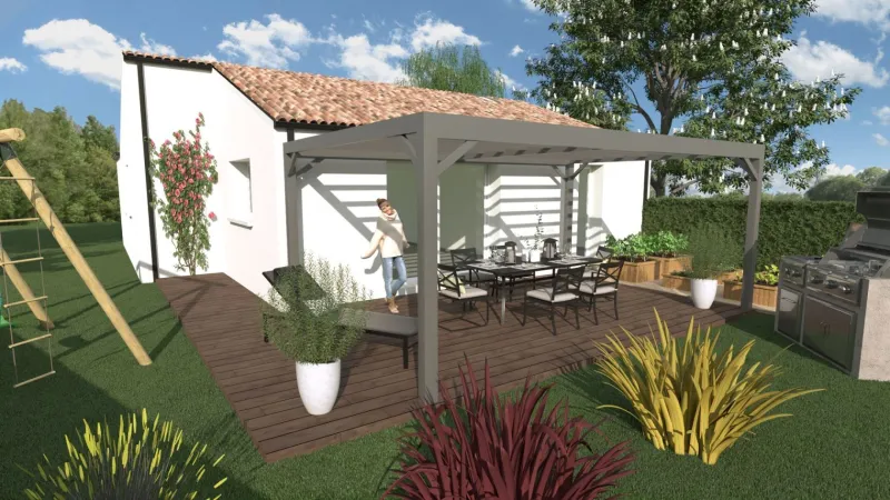 Azur Sl - 3ch73, modèle de maison Maisons Rêvéa