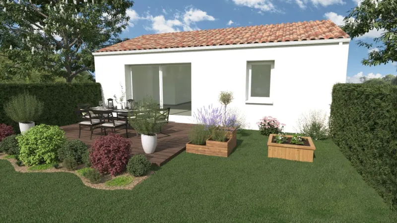 Fleurie Sl - 2ch59, modèle de maison Maisons Rêvéa