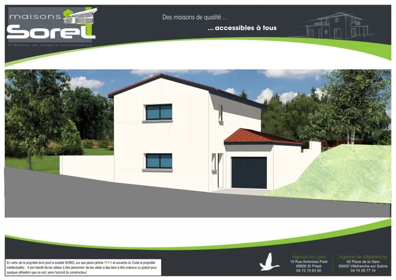 Maison neuve à Septème