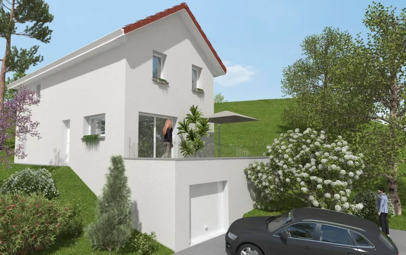 Maison neuve à Sainte-Agnès