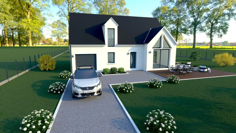 Maison neuve à Sauchay