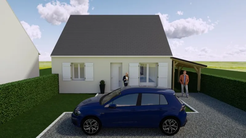 Maison neuve à Fouquenies