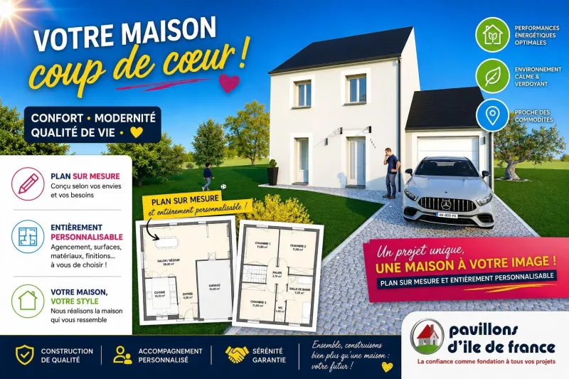Maison neuve à Pomponne