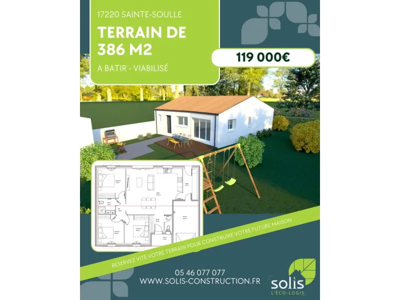 Terrain à bâtir à Sainte-Soulle