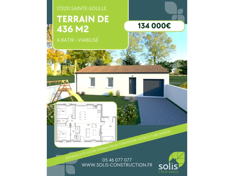 Terrain à bâtir à Sainte-Soulle