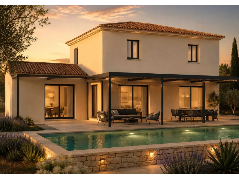 Maison neuve à Éguilles