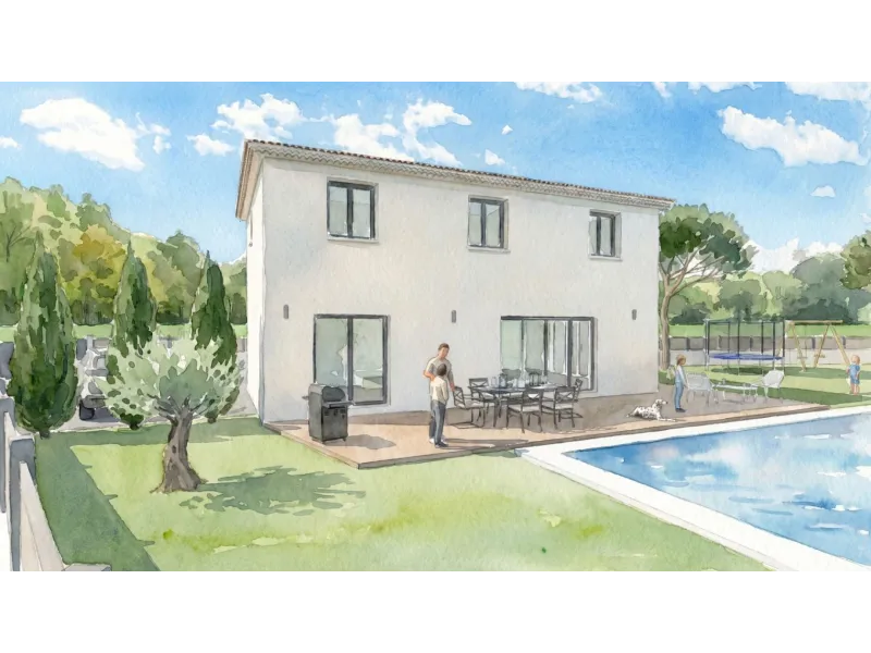 Maison neuve à Bouc-Bel-Air