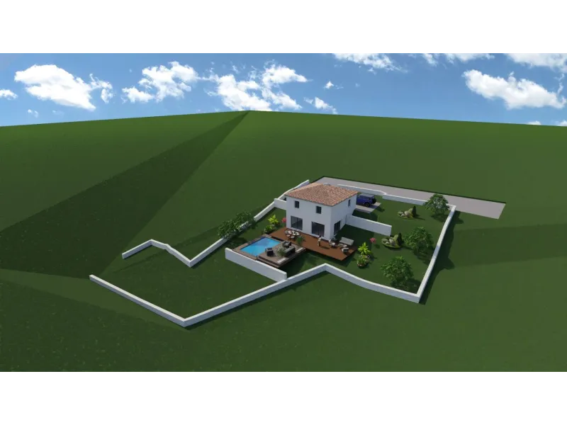 Maison neuve à La Destrousse