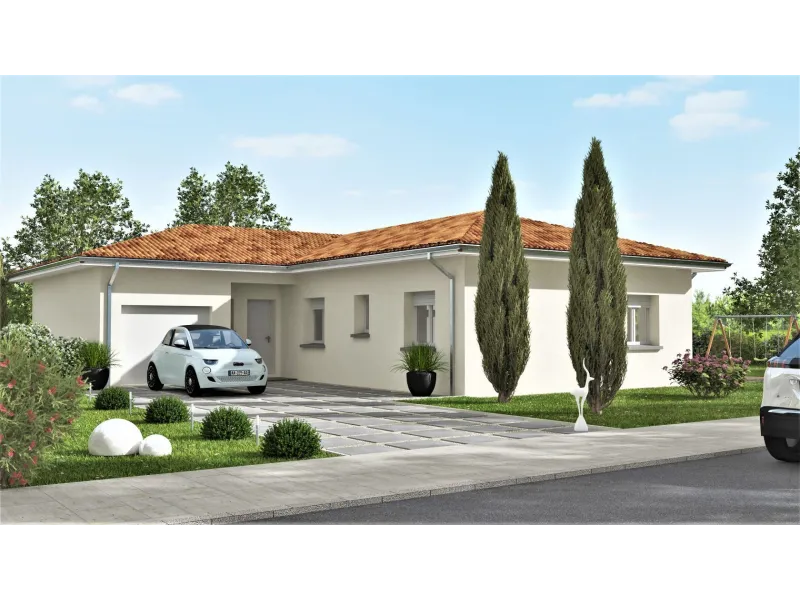 Maison neuve à Haux