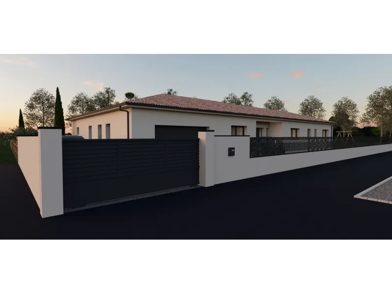 Maison neuve à Baziège
