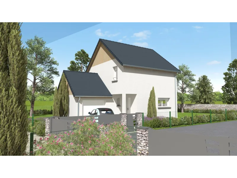 Maison neuve à Saint-Mamet