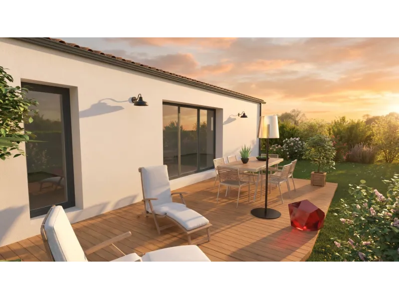 Maison neuve à Le Gué-d'Alleré