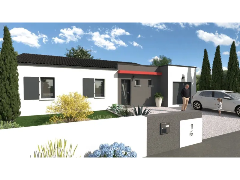 Maison neuve à Saint-Hippolyte