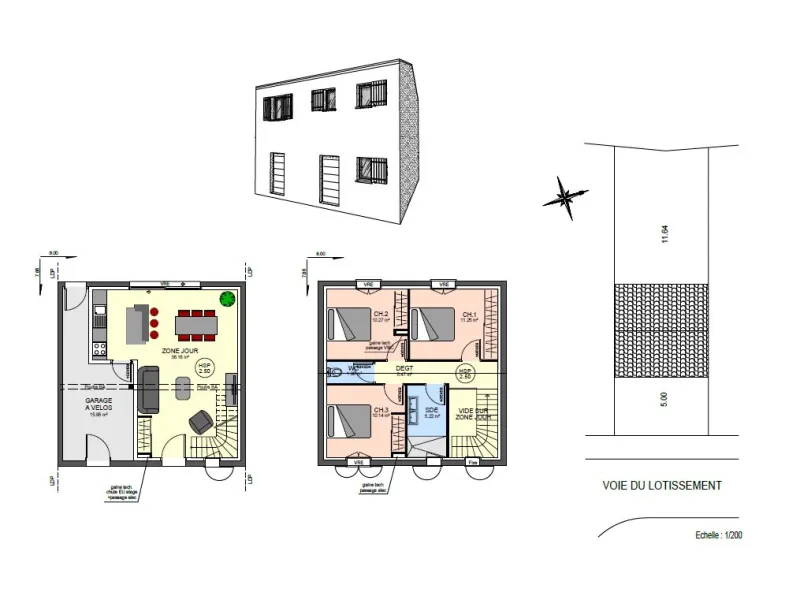 Maison neuve à Bouhet