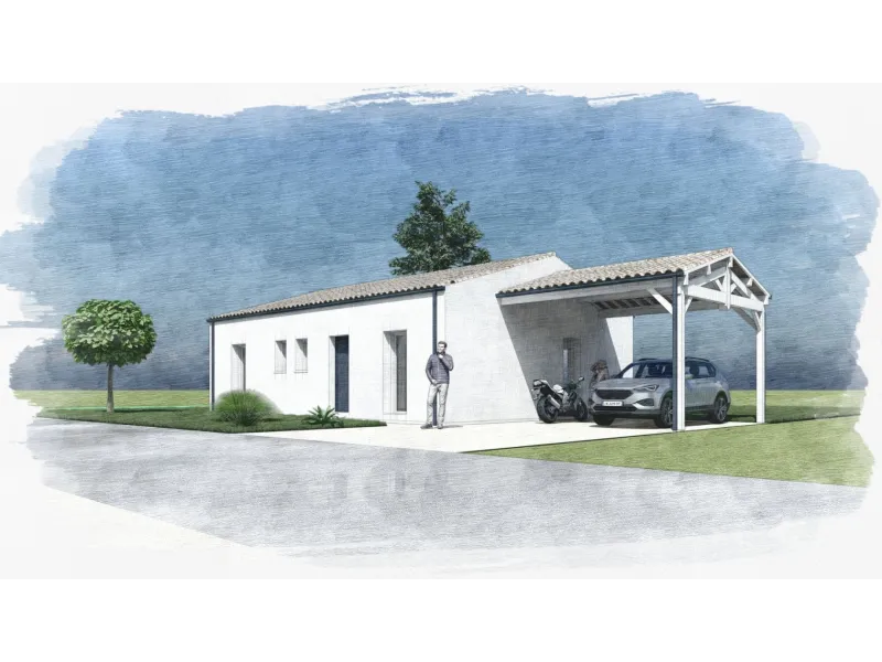 Maison neuve à Saint-André-de-Lidon