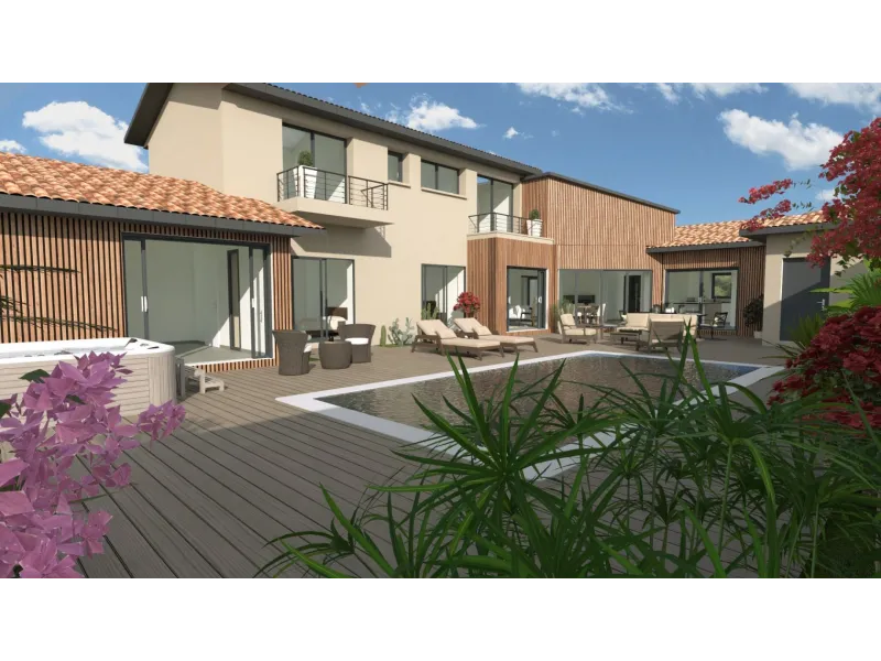Maison neuve à Saint-Bris-des-Bois