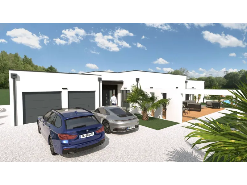 Maison neuve à Mathes