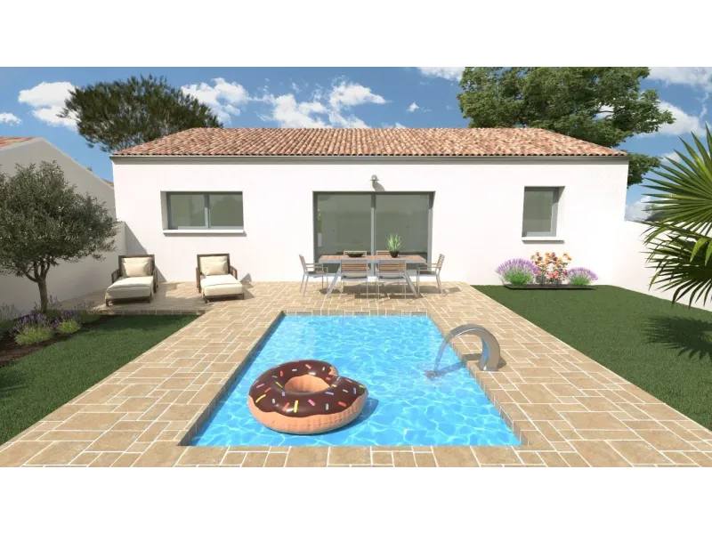 Maison neuve à Le Gué-d'Alleré
