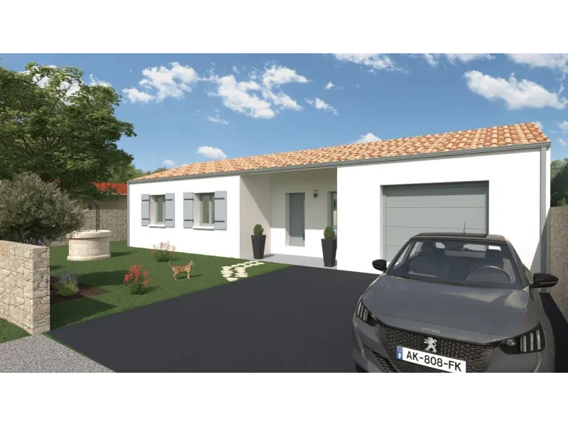 Maison neuve à Clavette