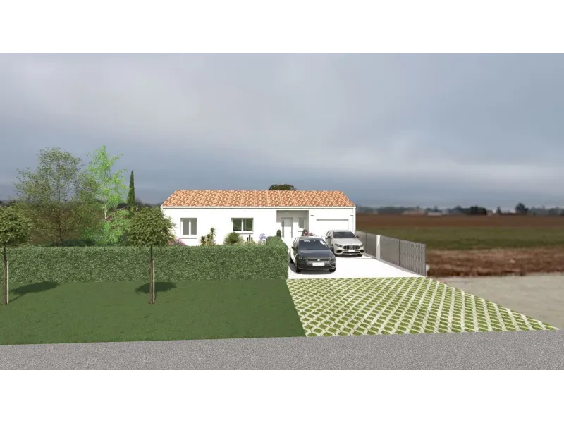 Maison neuve à Balanzac