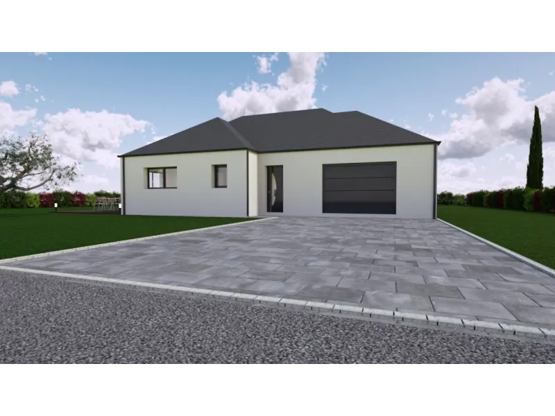 Maison neuve à La Chapelle-Erbrée