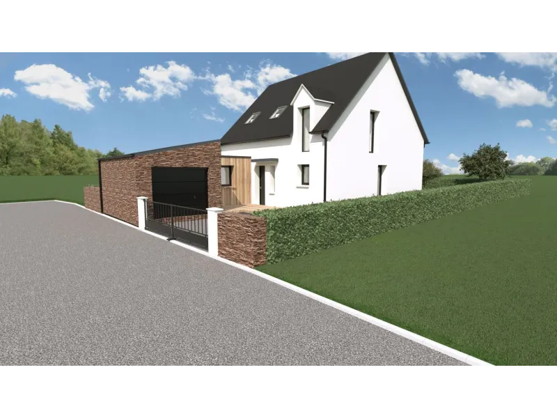 Maison neuve à La Chapelle-Erbrée