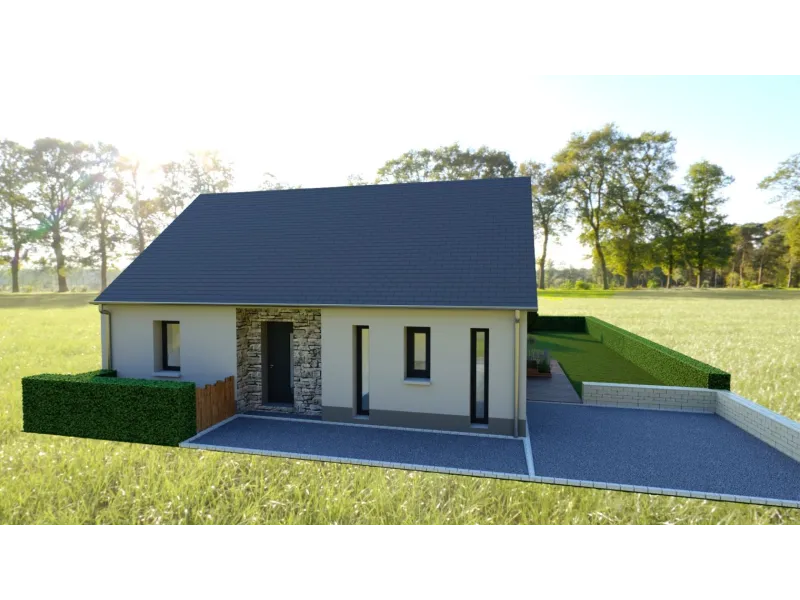 Maison neuve à La Chapelle-Erbrée