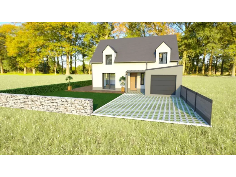 Maison neuve à Brécé