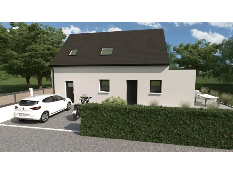 Maison neuve à Langan
