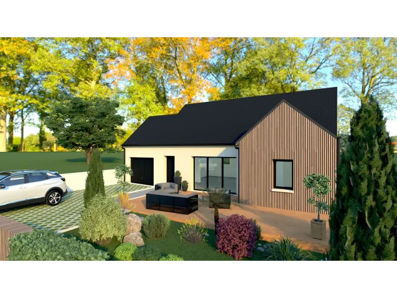 Maison neuve à Pleugueneuc