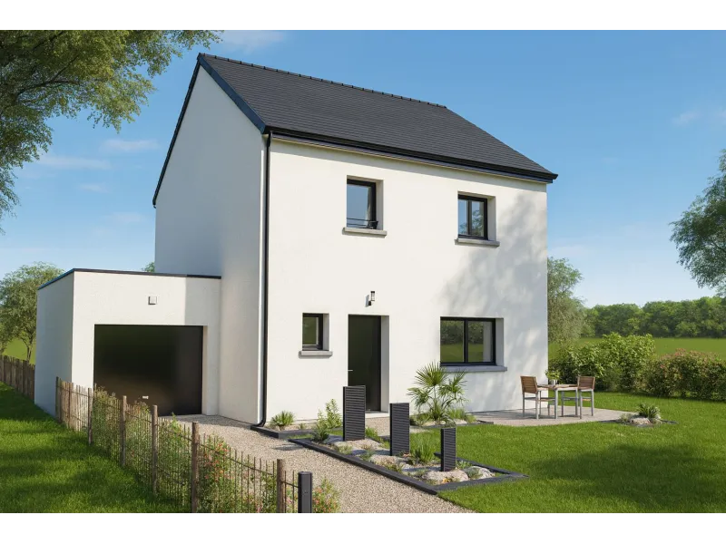 Maison neuve à Saint-Coulomb