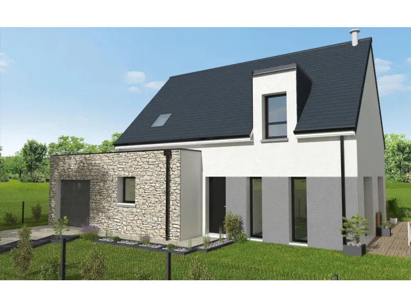 Maison neuve à Saint-Coulomb