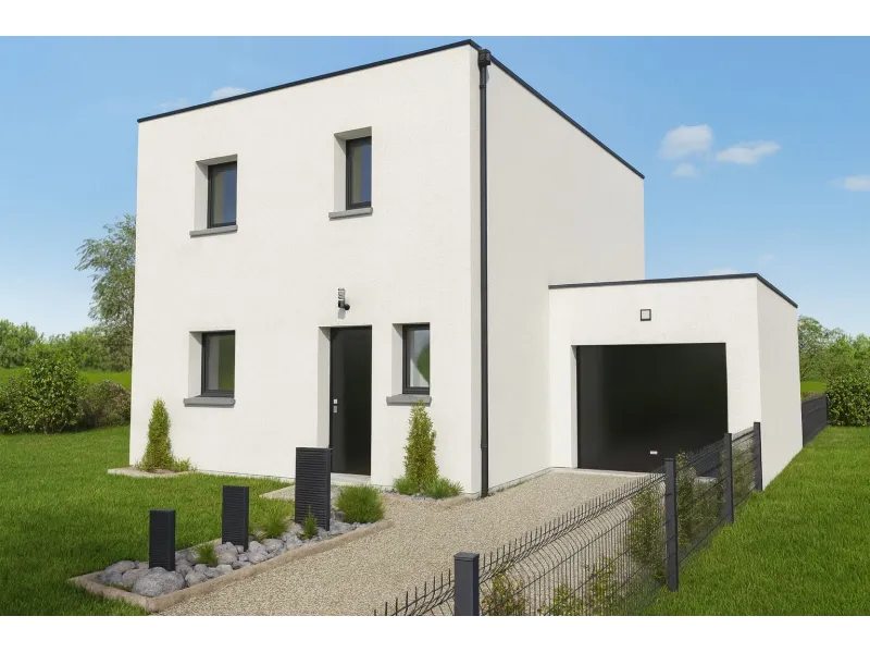 Maison neuve à Bourbriac