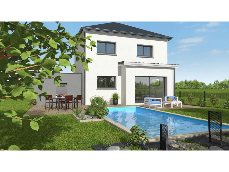 Maison neuve à Saint-Symphorien