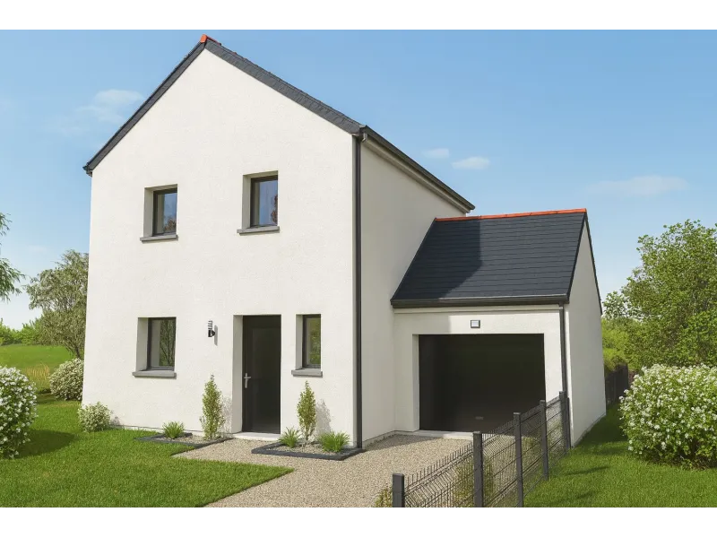 Maison neuve à Bourbriac