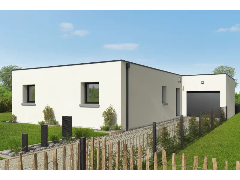 Maison neuve à Bourbriac