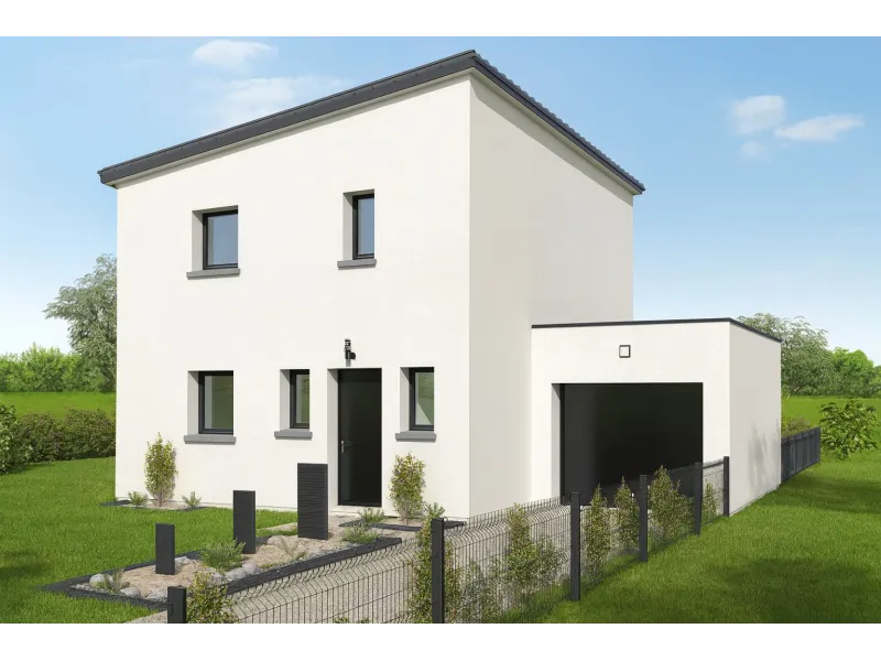 Maison neuve à Bourbriac