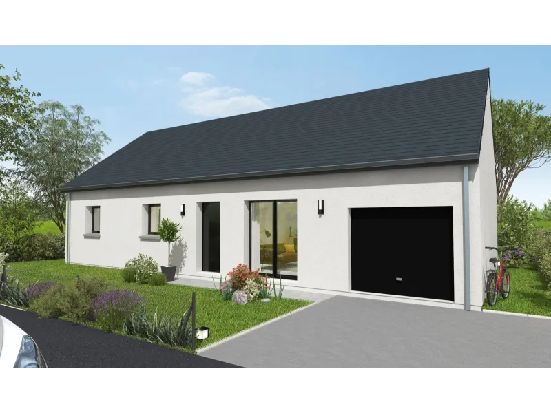 Corail-Ardoise-4ch95, modèle de maison Lamotte Maisons