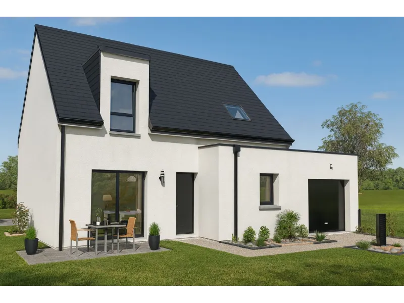 Maison neuve à Bourbriac