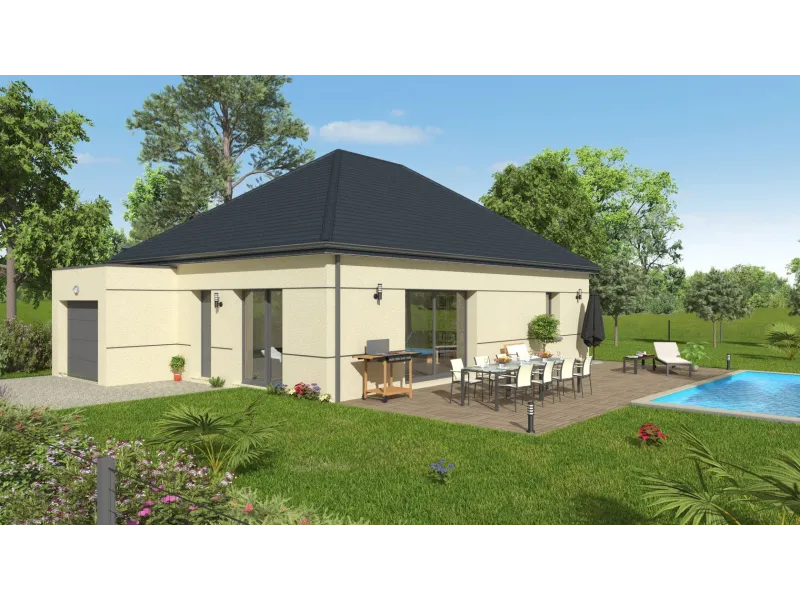 Maison neuve à Mesnil-Roc'h